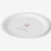 30th誕生日パーティー紙プレートボウワイルドフラワー ペーパープレート (アングル)