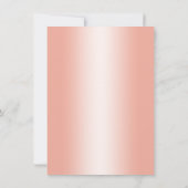 30th誕生日パーティー-バラ金ゴールド 招待状 (裏面)