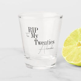 30th誕生日パーティーRIP 20s ミニマル ショットグラス