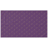 30th誕生日パープル金ゴールドhello 30タイポグラフィ テーブルクロス (正面(横))