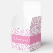 30th誕生日ピンク/白の乱数パターン フェイバーボックス (オープン)