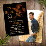 30th誕生日フォトカウボーイ素朴ハットブーツ 招待状<br><div class="desc">30th Birthday Photo 素朴 Cowboy Hat Boots招待状は、帽子と30th birthdayパーティの招待状情報を含む革のカウボーイブーツのペアを備えパーソナライズされたて、下に写真を追加お気に入りのする。Evco Studio www.zazzle.com/store/evcostudioによって作成</div>