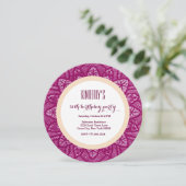 30th誕生日ブルゴーニュヴィンテージレースフレームV14A 招待状 (スタンド正面)