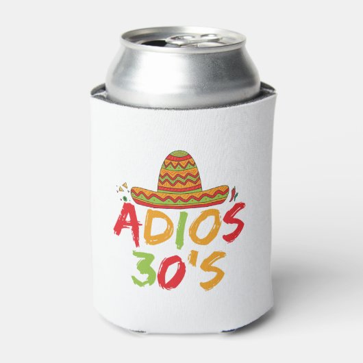30th誕生日メキシコのパーティーシンコデマヨフィエスタ 缶クーラー (缶正面)