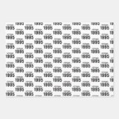 30th誕生日ラッピング紙, 1995年ギフトラップ ラッピングペーパーシート (正面)