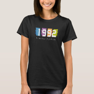 30th誕生日レディースメンズ30年1992 60 tシャツ