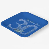 30th誕生日紙プレート ペーパープレート (傾斜あり)