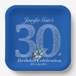 30th誕生日紙プレート ペーパープレート