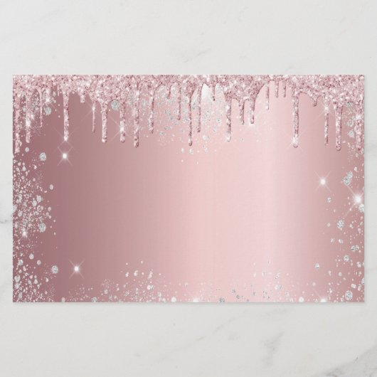 30th誕生日赤面グリッター日付カードを保存 (裏面)