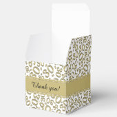 30th誕生日金ゴールド/白の乱数パターン フェイバーボックス (オープン)