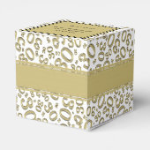 30th誕生日金ゴールド/白の乱数パターン フェイバーボックス (裏面サイド)