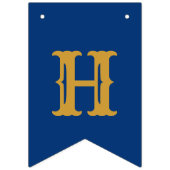 30th誕生日1992青い金ゴールド名シックエレガント バンティングフラッグ (第2の旗)