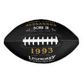 30th誕生日1993モノグラム伝説的 アメリカンフットボール (正面)