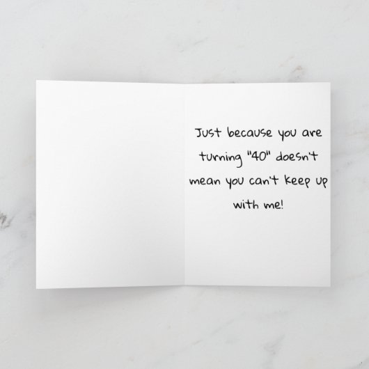 ***30th***誕生日 カード (内部)