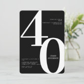 30th, 40th, 50th, 60th, Birthday 招待状 (スタンド正面)