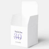 30th anniversary purple bold letter name simple re フェイバーボックス (オープン)