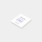 30th anniversary purple bold letter name simple re ポストイット (アングル)