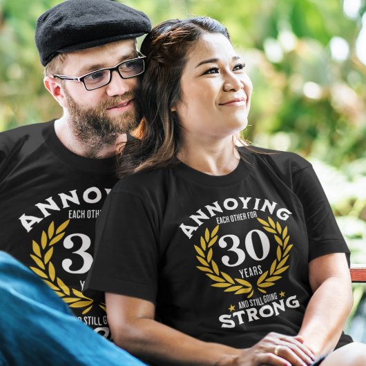 30th Anniversary Tee Gift for couples Tシャツ