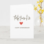 30th Anniversary – Thirty Years of Us カード (黄色い花)