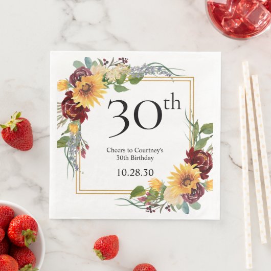 30th Birthdayひまわり (インサイチュ)