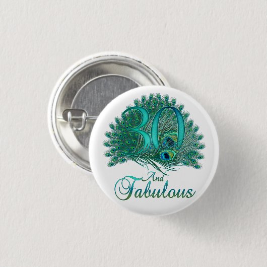 30th Birthdayボタン 缶バッジ (正面&裏面)