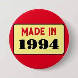 30th Birthday生まれパーティー1994 30ピン 缶バッジ