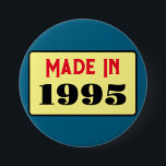 30th Birthday生まれパーティー1995 30ピン 缶バッジ<br><div class="desc">これは誕生日ピンバッジスタイリッシュのための本当に素敵なデザインである。</div>