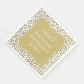 30th Birthday金ゴールド/ホワイトランダムパターン30 (コーナー)