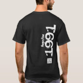 30th Birthday 1991 Name Legendsヴィンテージ Tシャツ (裏面)