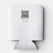 30th birthday add name date year black 缶クーラー (裏面)