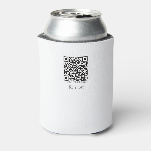 30th birthday add name date year black 缶クーラー (缶裏面)