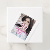 30th birthday add name date year white photo フェイバータグ (インサイチュ)