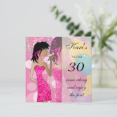 30th Birthday Bashパーティー 招待状 (スタンド正面)