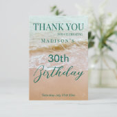 30th Birthday Beach Party  サンキューカード (スタンド正面)