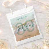 30th Birthday Beach Party フェイバーバッグ (クリップ留めされた状態)