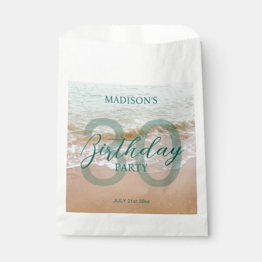 30th Birthday Beach Party フェイバーバッグ (正面)