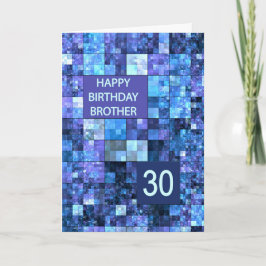 30th Birthday Brother、ブルースクウェア カード
