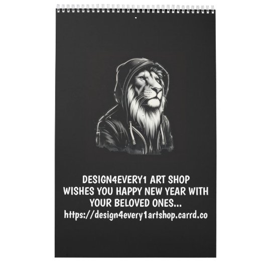 30th Birthday Calendar  カレンダー (裏面)