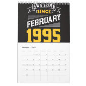 30th Birthday Calendar カレンダー (2月 2027)