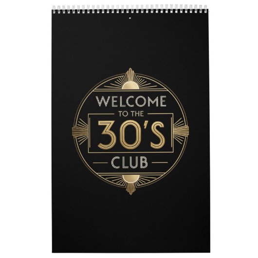30th Birthday Calendar カレンダー (カバー)