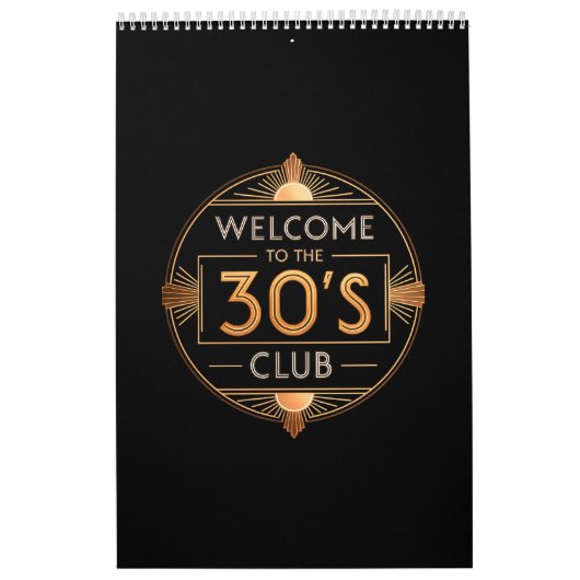 30th Birthday Calendar  カレンダー (カバー)