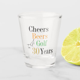 30th Birthday Golf応援ビアーズパーティー ショットグラス