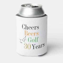 30th Birthday Golf応援ビアーズパーティー 缶クーラー
