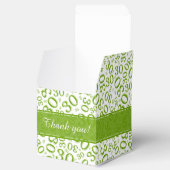 30th Birthday Green/White Random Number Pattern フェイバーボックス (オープン)