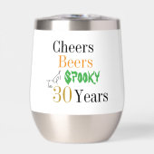 30th Birthday Halloween Spooky Cheers Party Favor (正面)