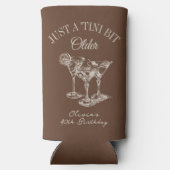 30th Birthday “Just a Tini Bit Older” Martini スリム缶クーラー (裏面)