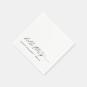 30th Birthday Party Hello 30 Modern Milestone スタンダードカクテルナプキン (角)