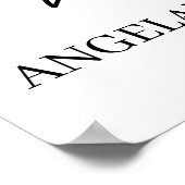 30th Birthday Photo Collage Sign look who's 30 ポスター (角)