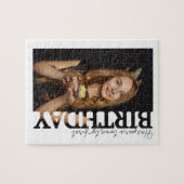 30th Birthday Photo college Party ジグソーパズル (横)