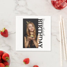 30th Birthday Photo college Party  スタンダードカクテルナプキン